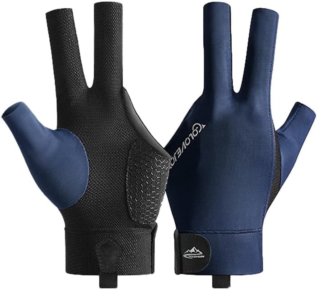 Linker biljarthandschoenen, biljarthandschoenen voor schieten, biljarthandschoenen met 3 vingers, comfortabele - ShopVlot