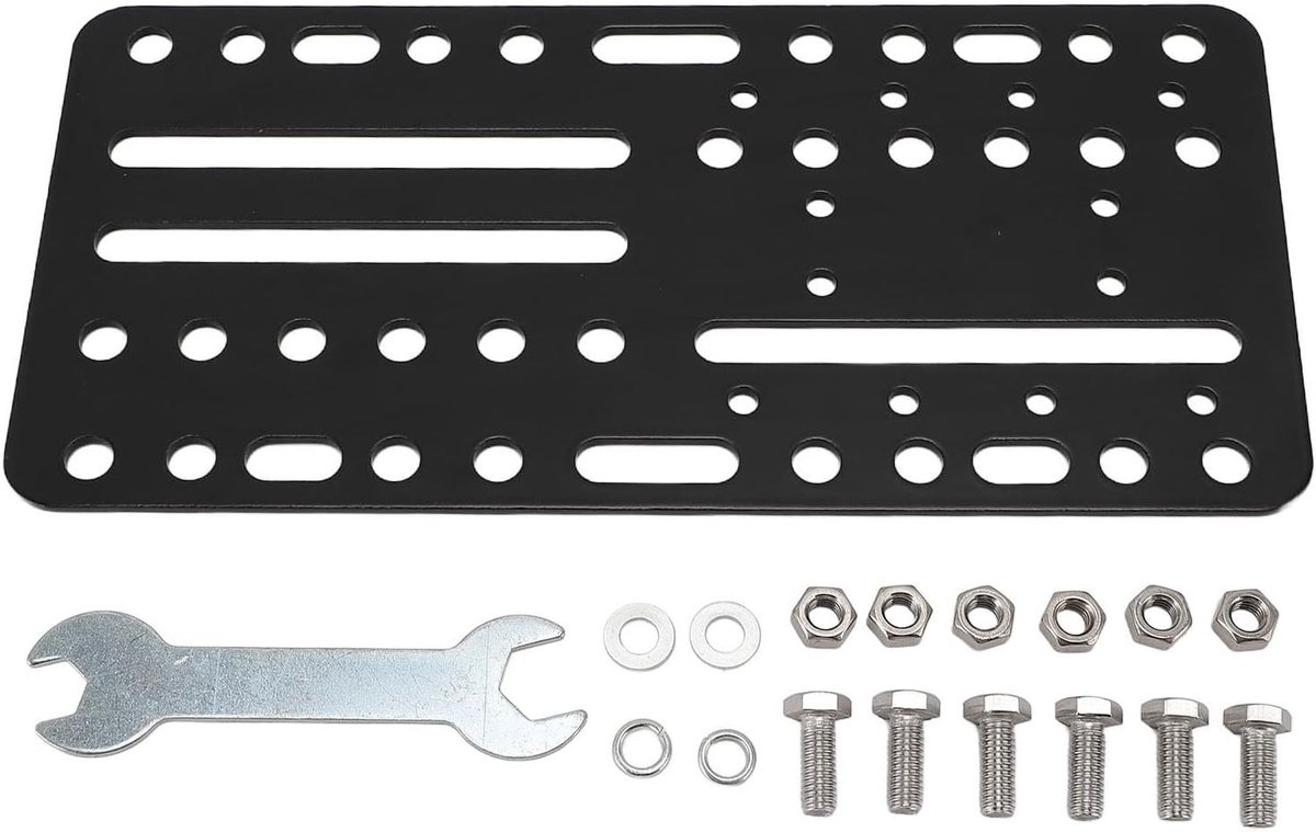 Handrem Bevestigingsplaat voor SIM Racing, Precisie Zelf-Instelbare USB Handrem voor G27 G29, Zwart RVS, Geschikt voor Racesturen en Simulatoren