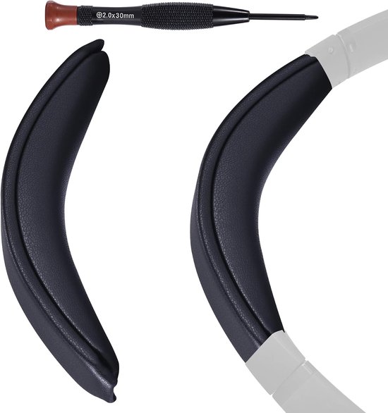 Hoofdband Cover voor Bose QuietComfort 25 (QC25) hoofdtelefoon, zacht oorkussen hoofdband wrap deel voor dagelijks luisteren - zwart — afbeelding 5