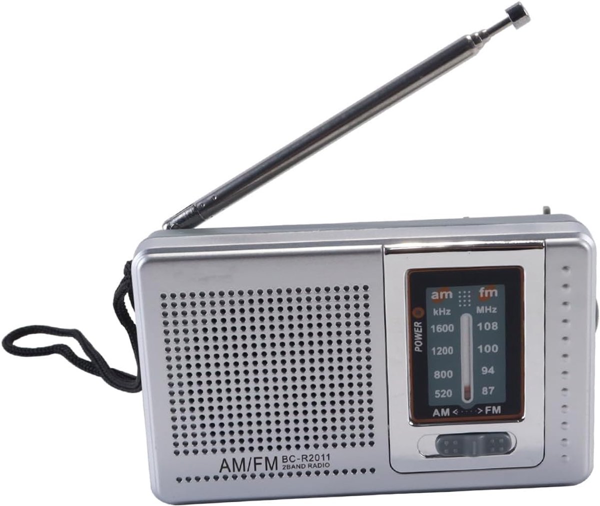 Draagbare Pocket Radio, AM/FM Pocket Radio, voor Thuis Reizen Wandelen Camping Ouderen Luisteren Entertainment
