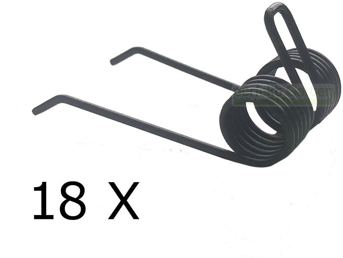 18 X veer / tand voor verticuteermachine HURRICANE HVLA 1300-32 / HANSEATIC VT32