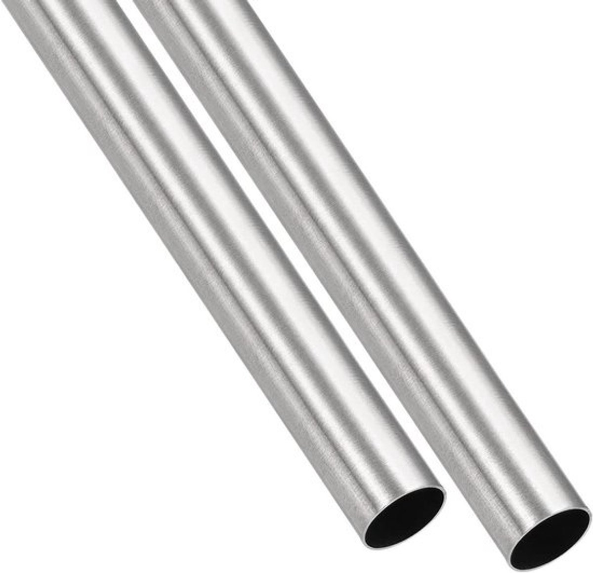 304 RVS pijp - 15mm AD x 0.5mm wand D x 250mm L - 2 stuks rechte slangen - Voor thuis, meubels en machinebouw