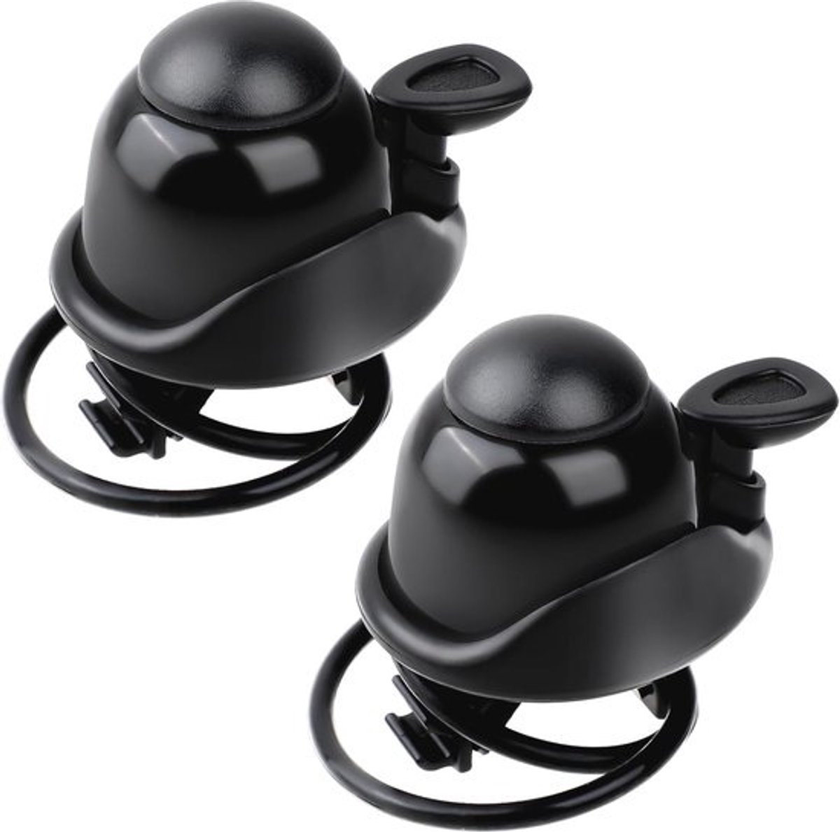 Verstelbare fietsbel - Met luide toon - Mini-fietsbel - Voor racefiets en mountainbike - 2 stuks