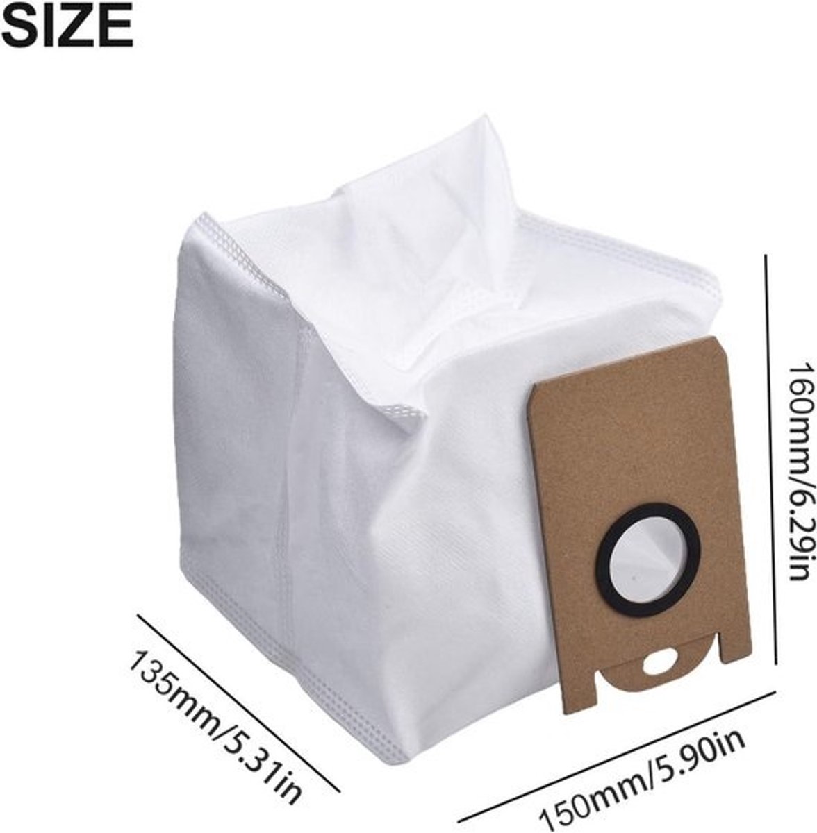 Stofzakken voor Stofzuiger Accessoires, Set van 10 Pack Stofzakken - Hoge Kwaliteit en Duurzaam