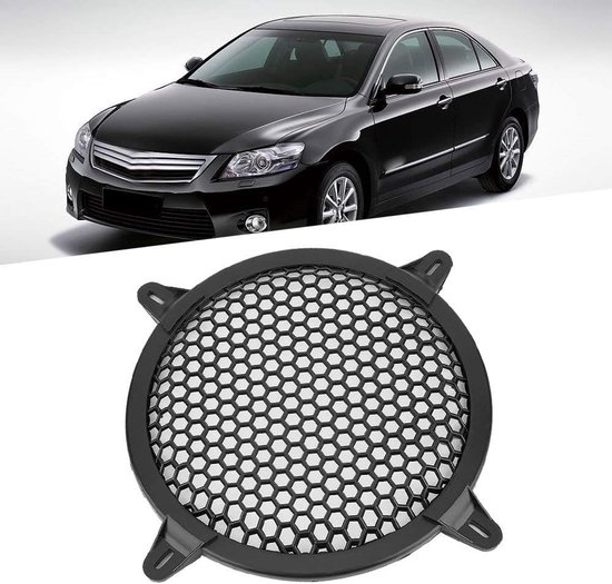 Aqxreight - Speaker Grill Cover, Car Audio Plastic Mesh Cover Woofer Speaker Modification Protect Guard(8 inch) - ShopVlot — afbeelding 4
