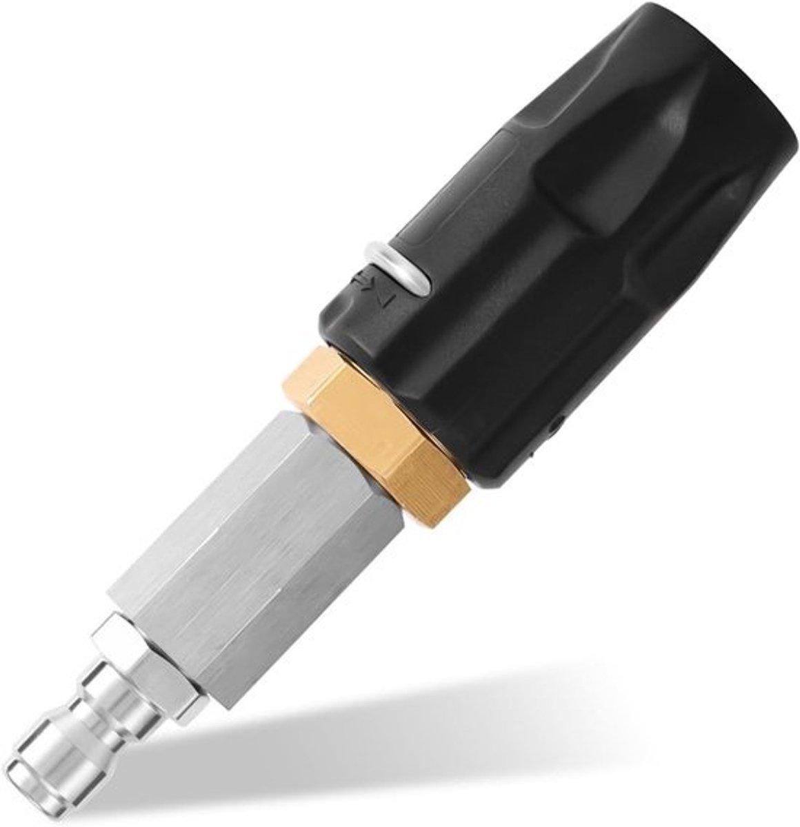 Verstelbare hogedrukspuitkop met 1/4 inch snelsluiting - Voor zachte wasbehandelingen op daken, muren en hekken - 3-7 GPM