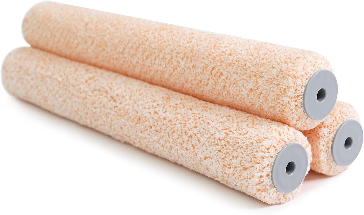 ROLLINGDOG 18" Paint Roll Covers - Large Roll Covers for Ceiling, Wall, Floor, Deck Paint (Pack of 3, 1cm Nap) - ShopVlot