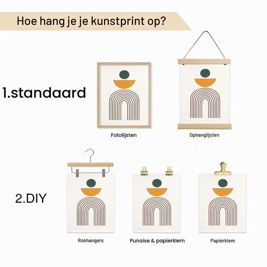 Beige Botanische Wanddecoratie Poster Abstract Minimalistische Bloem Muur Poster voor Slaapkamer Woonkamer Decor 12x16 in Niet Ingelijst Set van 3 — cadeau in Wonen & Interieur - foto 7