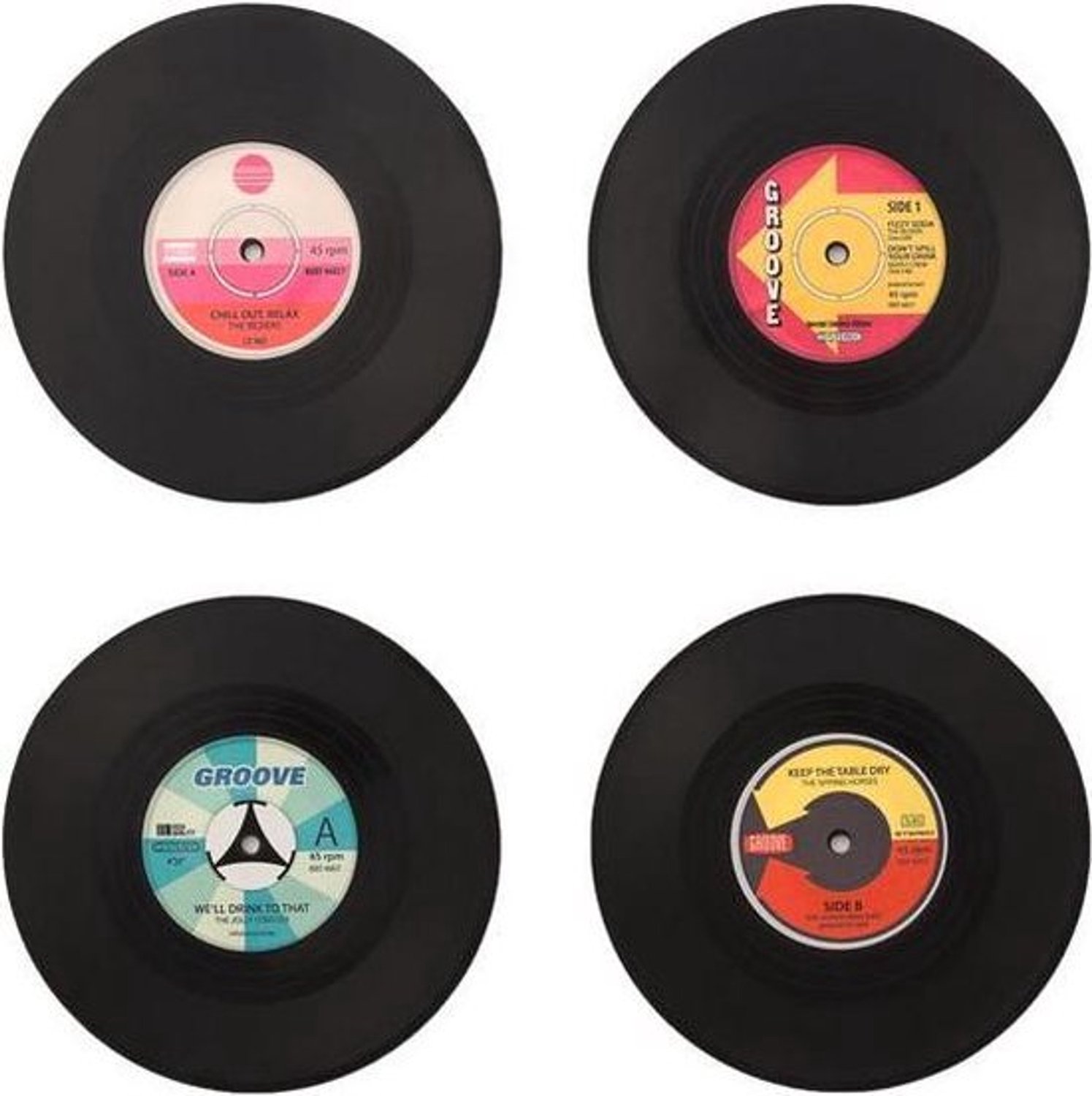 Onderzetters LP - single - plaat - langspeelplaat - muziek