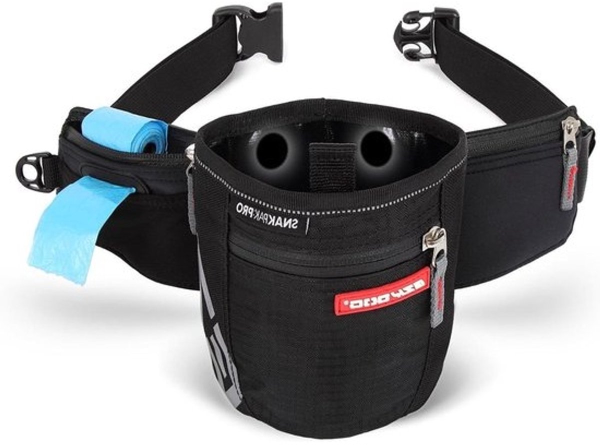 Honden Trainingszakje - Snoepjeshouder - Hondentraining - Magnetische sluiting - 750ml - Zwart