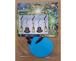Happy New Year Swirl Deco Versiering
