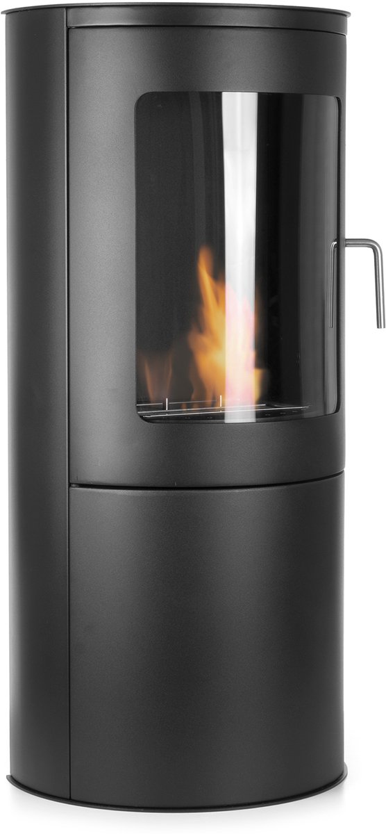 Moritz Bio-Ethanol Haard 96 x 44 x 30 cm – Wandhaard met 1,5 L Brander – Bio Ethanol Sfeerhaard voor Binnen en Buiten – Metaal en Glas