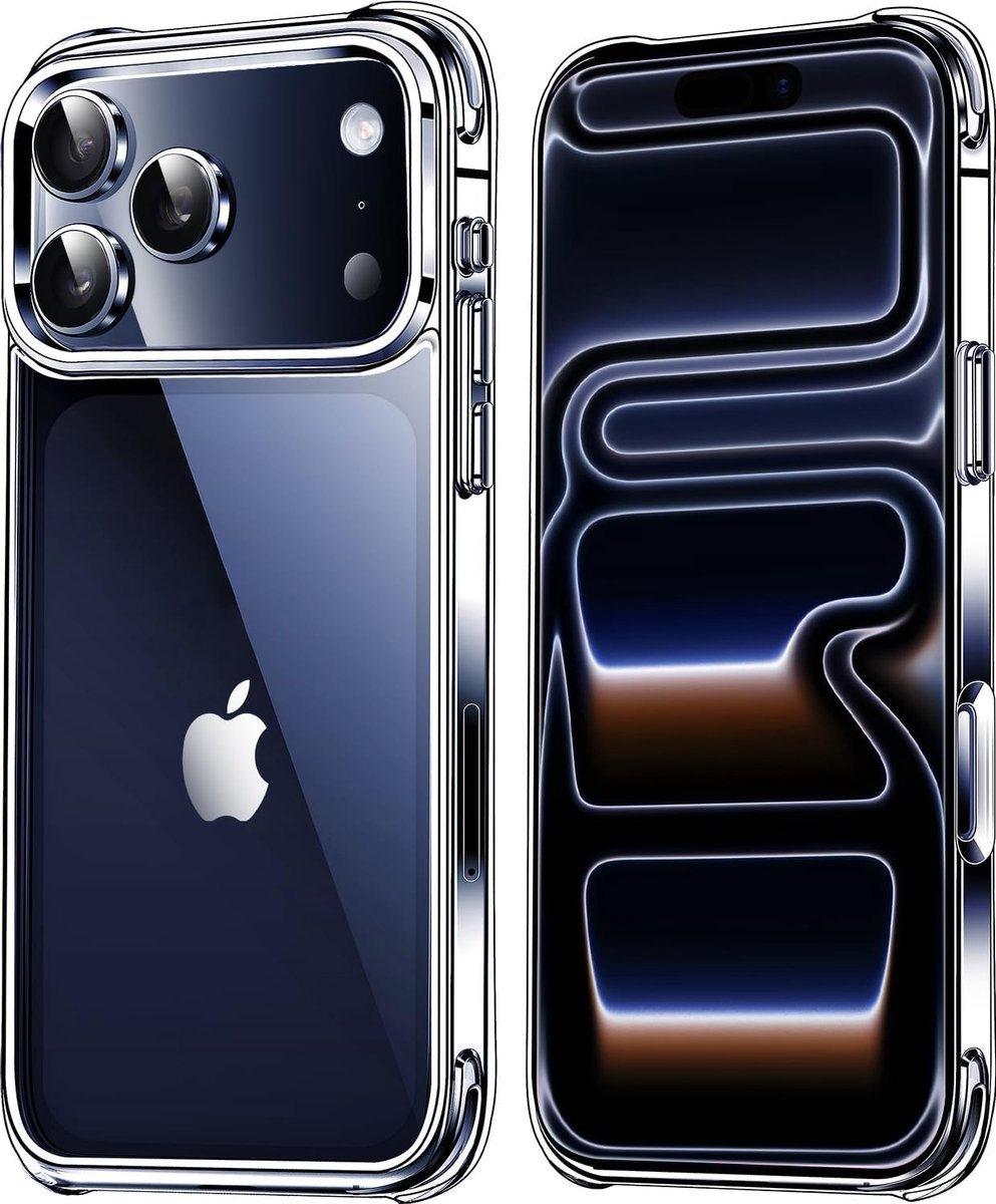Hoesje Geschikt voor Apple iPhone 18 Pro - Transparant - Casemania Siliconen Back Cover - Shockproof Telefoonhoesje
