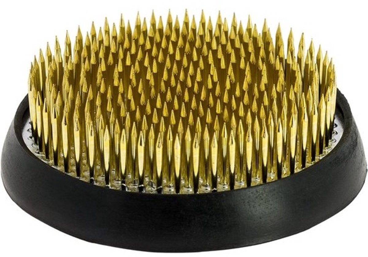 Kenzan rotondo 71 mm - Bruin - Ideaal voor Ikebana bloemschikken