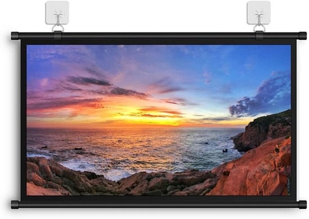 Projectiescherm - Opvouwbaar scherm - Films kijken - Anti-kreuk - 60 inch - Wit