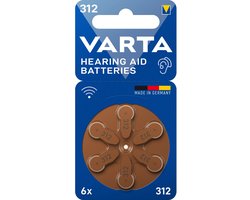 Varta Gehoorapparaat Batterijen Type 312