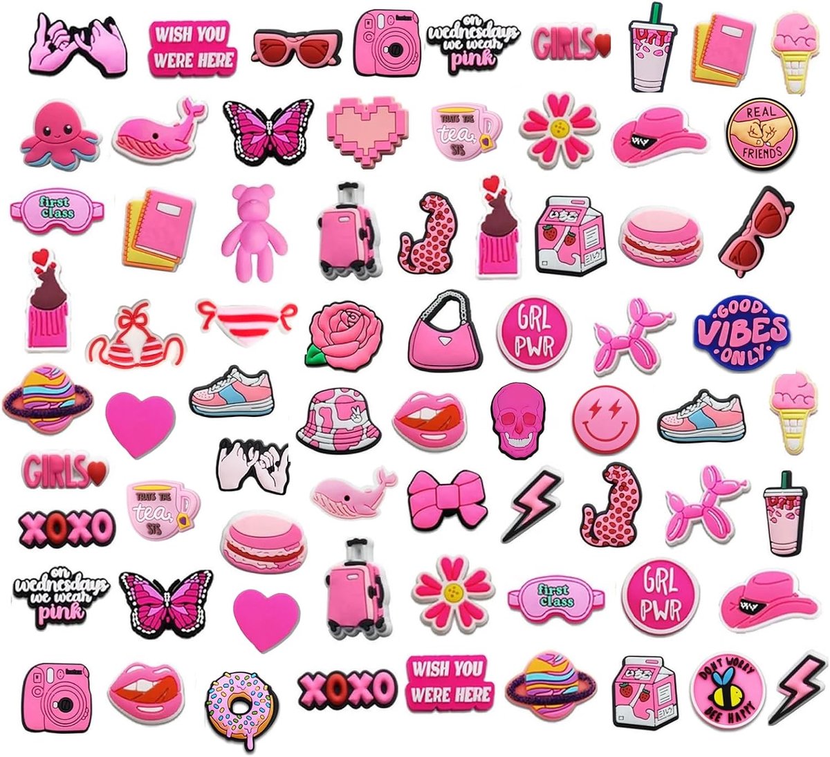 Bedels Voor, Clips Pink Pink Voor, Decoratieve Accessoires Voor Jongens, Meisjes, Mannen, Vrouwen, Verjaardagscadeaus