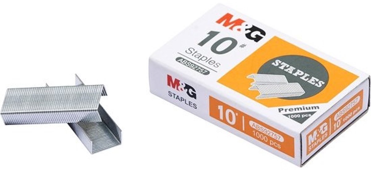 1000 Nietjes Maat 10 voor Nietmachine