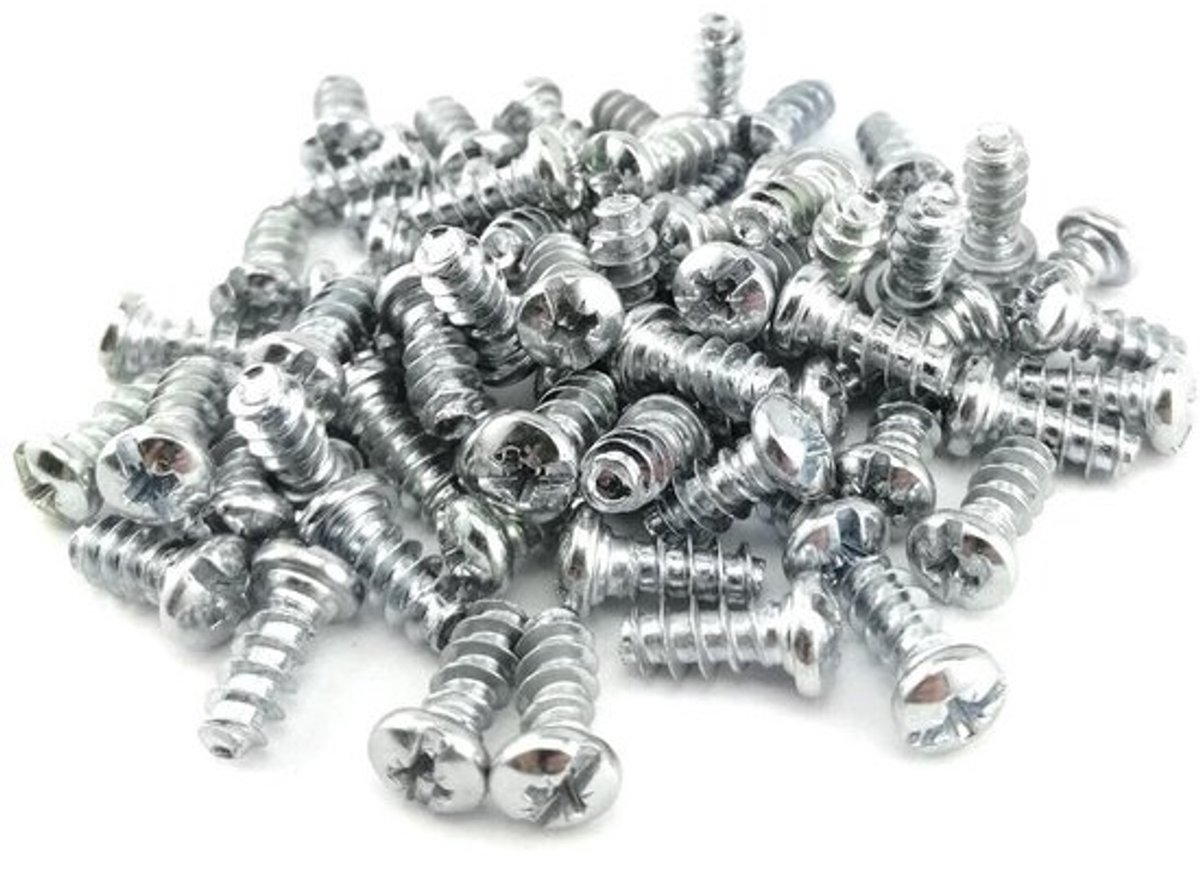 50x Meubelschroeven Rond 6.3x13mm Verzinkt Metrisch PZ Montage