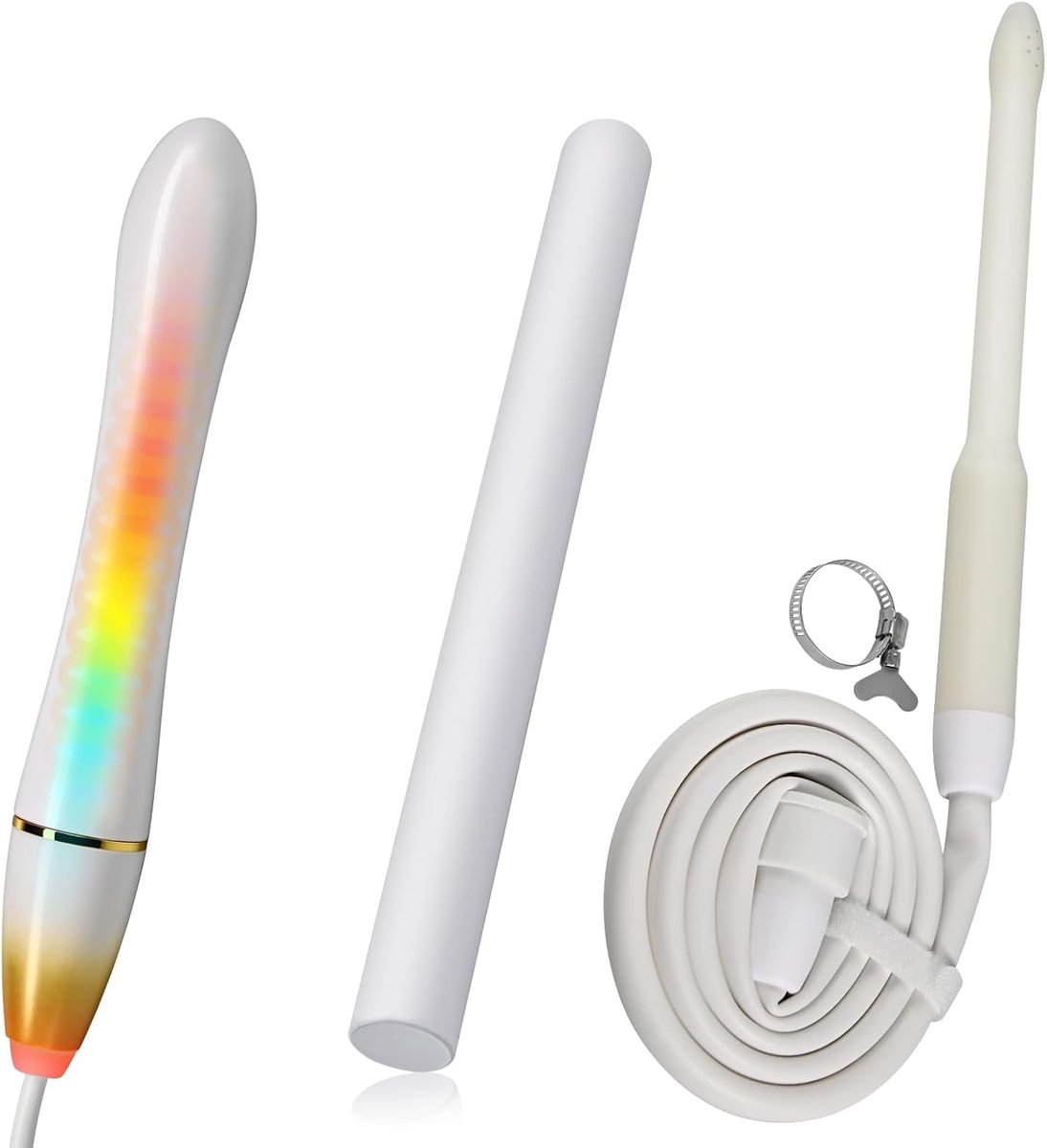 Accessoires voor Realistische Masturbatoren, Diatomeeënaarde Droogstaaf + Seksspeeltjesreiniger + Verwarmingsstaaf voor Seksspeeltjes voor Mannen, Geschikt voor Masturbator Sekspop Pocket Pussy