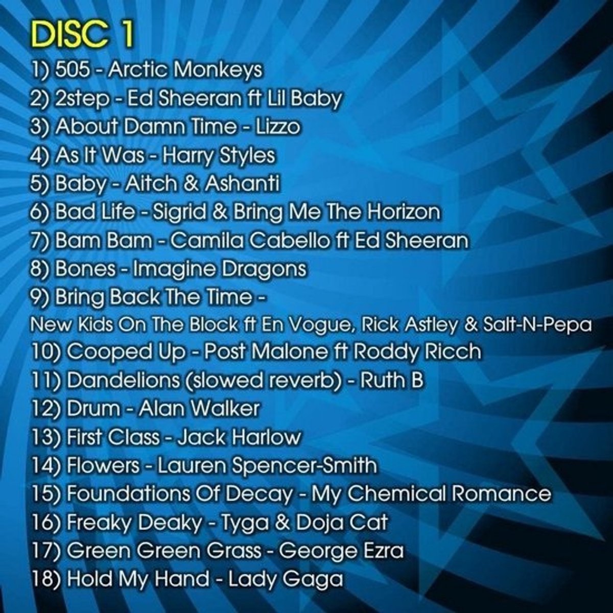 Karaoke Hits CD+G Zomer 2022 Editie met 36 Populaire Topnummers