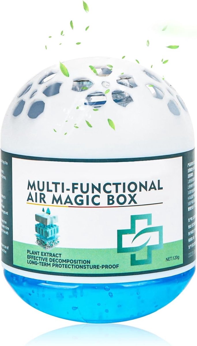 Multifunctionele Luchtzuiveraar voor Binnen, Automatische Stofverwijdering, 120g Plantenextract Formule voor Langdurige Frisheid in Huisdierenomgeving