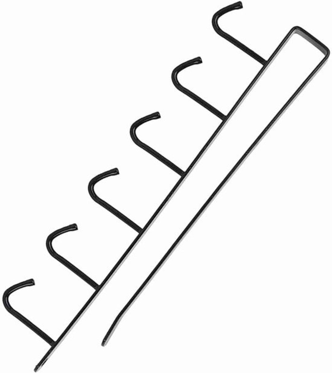 Keukengerei Opbergrek - Kast Organizer - Keuken Organiseren - Eenvoudige Installatie - 26 cm - Zwart — cadeau in Cadeau-ideeën - foto 2
