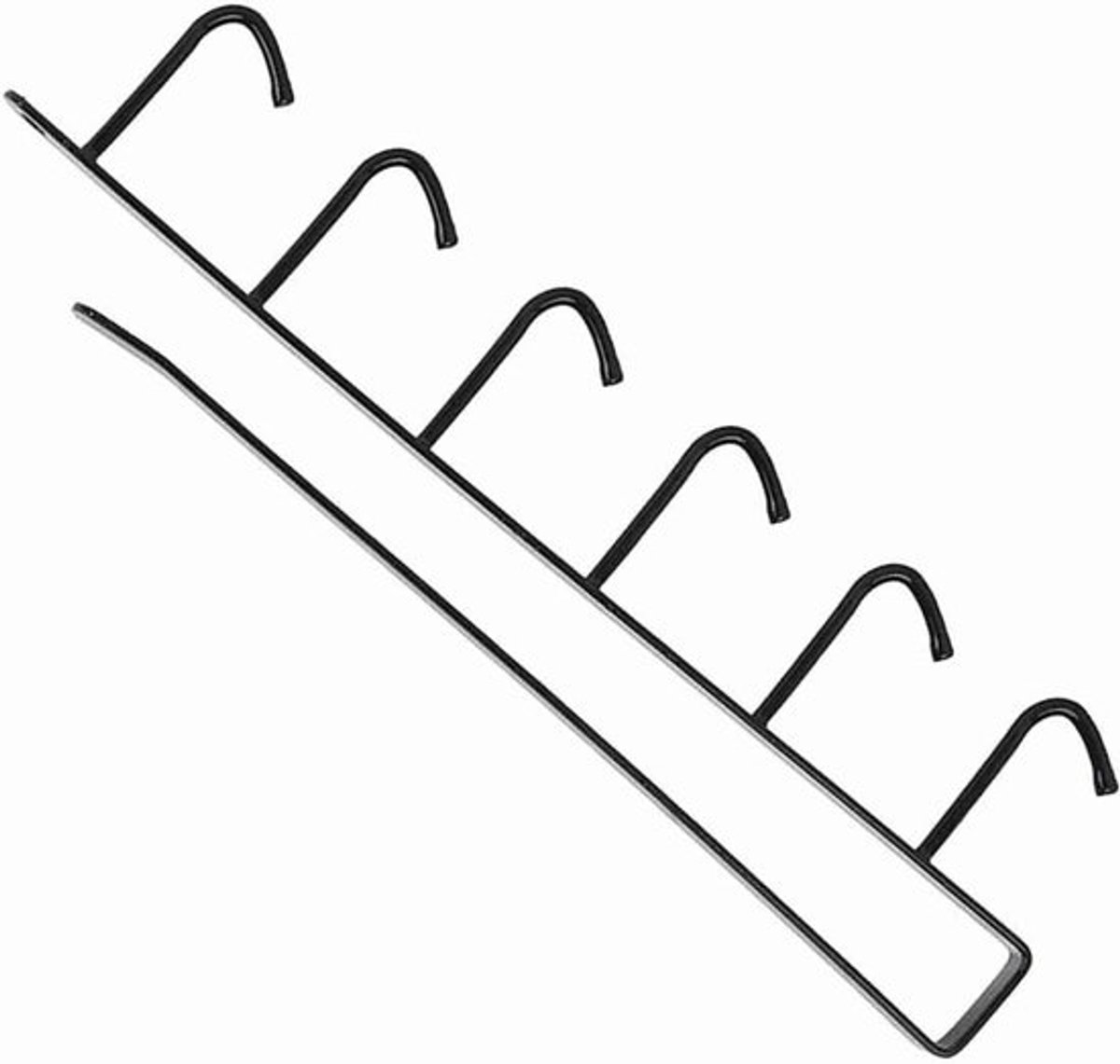 Keukengerei Opbergrek - Kast Organizer - Keuken Organiseren - Eenvoudige Installatie - 26 cm - Zwart — cadeau in Cadeau-ideeën - foto 3