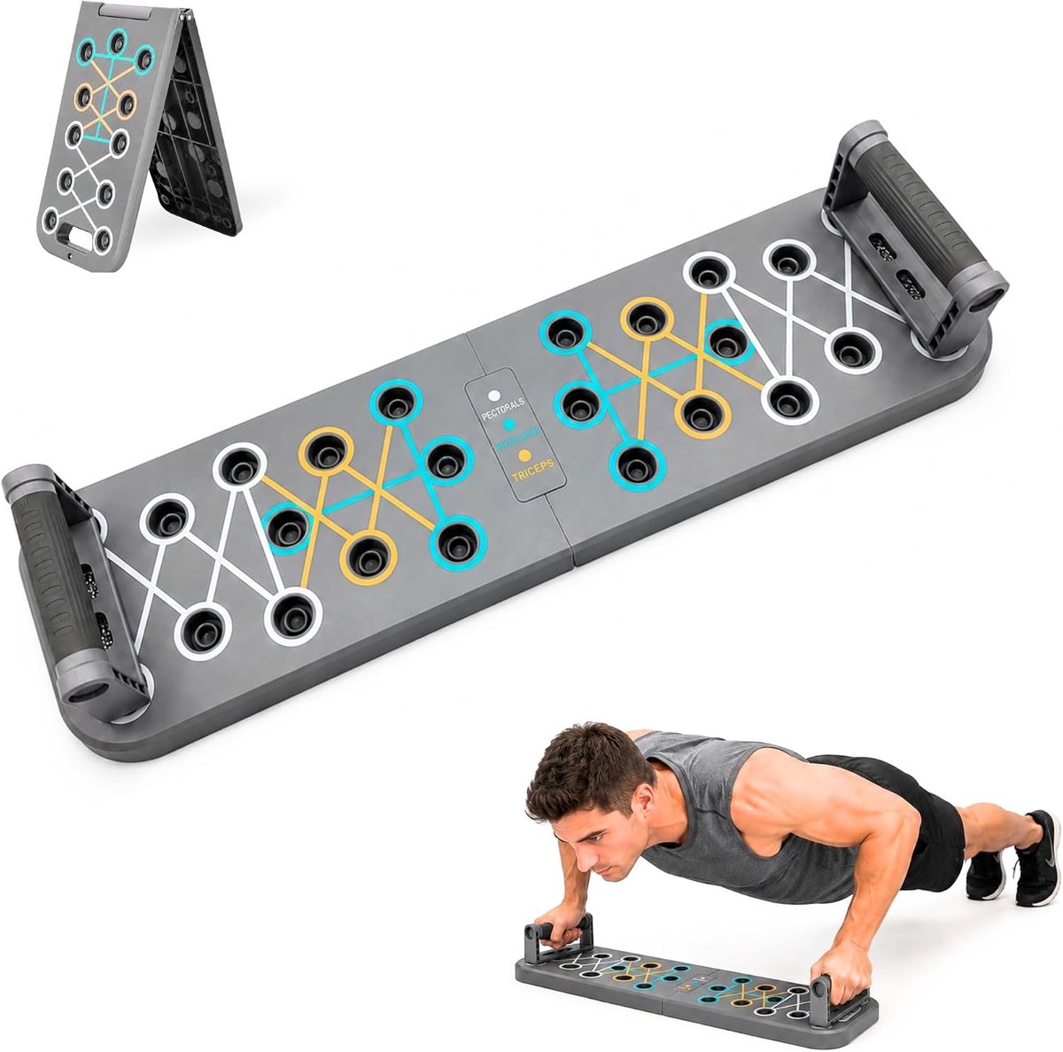 Stand. Antislip Parallelle Stang, Krachttraining Workout Stands Optrekstang voor Fitness, Yoga, CrossFit, Binnen- en Buitengebruik.
