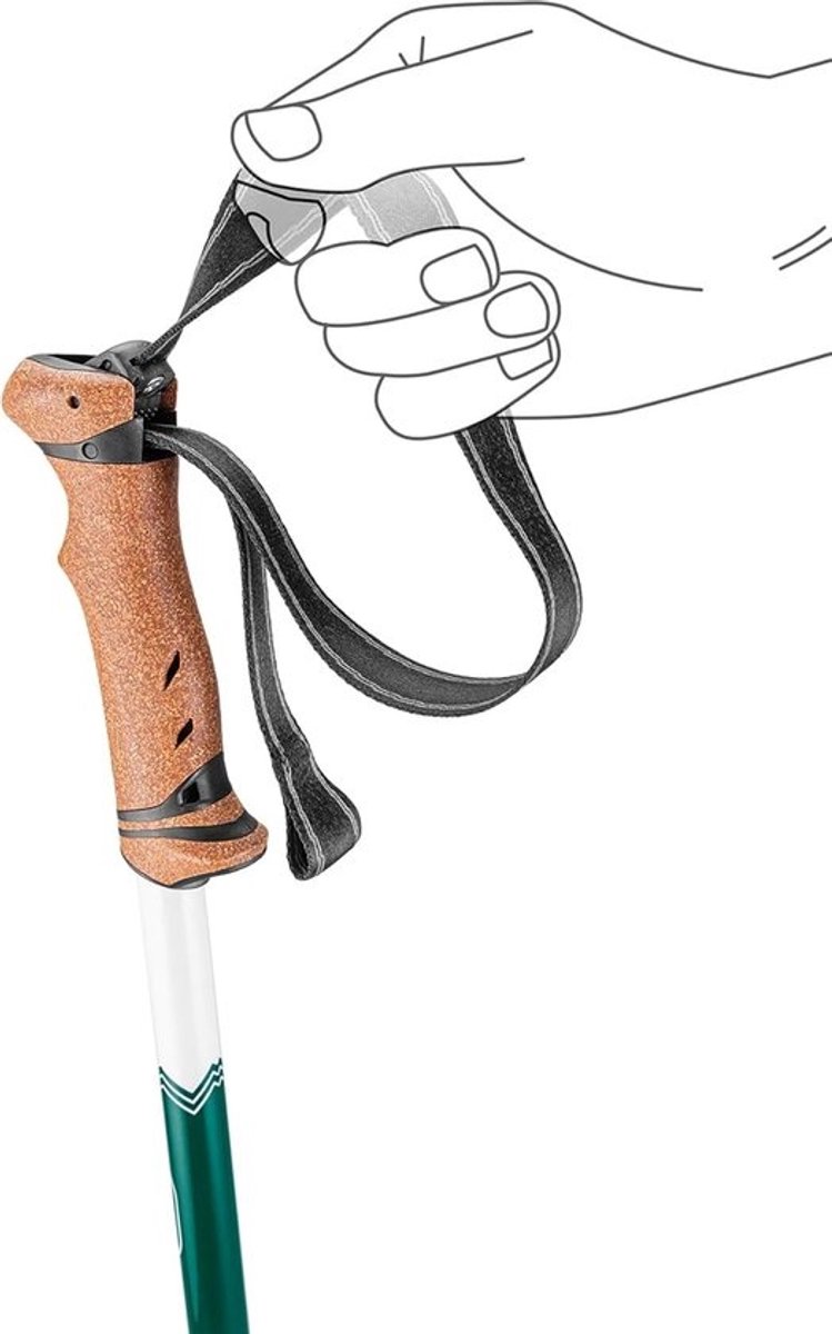 Wandelstokken - Trekkingsstokken Hikingstokken - Buitenwandelen Wandelen - Verstelbaar Lengte Snel - 110-145 cm - Niet gespecificeerd