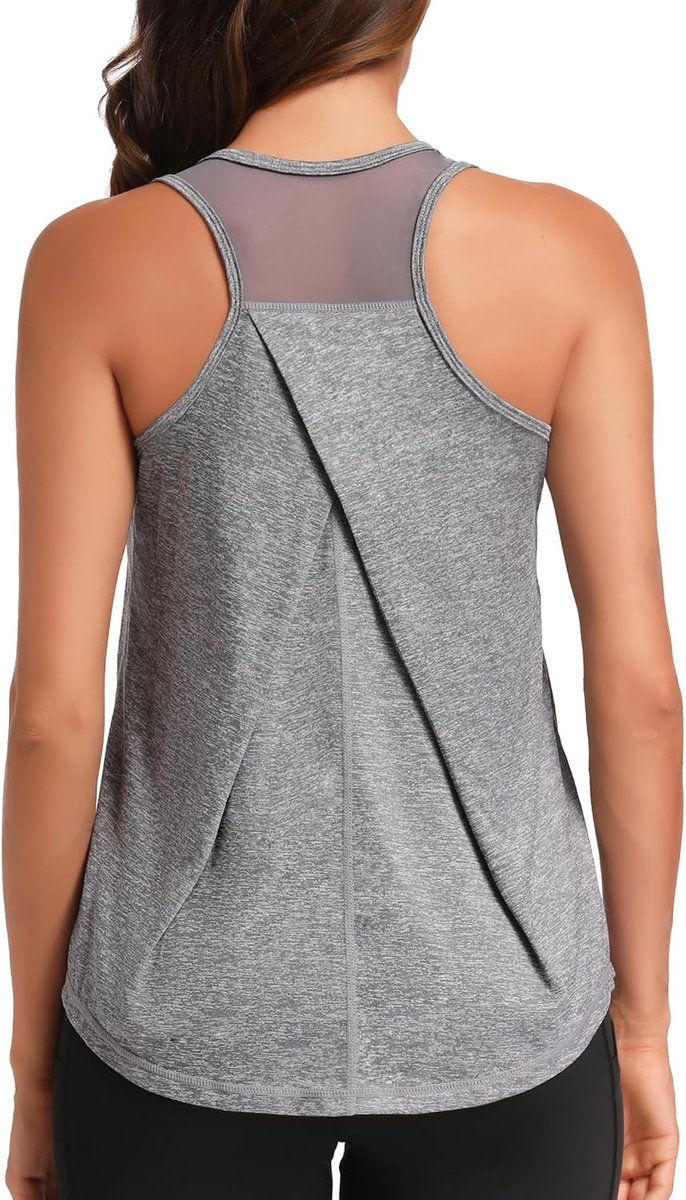 Sport Tanktop Mouwloze Lichte Fitness Top Yoga Tops