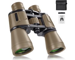 4K Night Vision Binoculars - 20x Versterkingsvermogen Met Grote Objectieflens Van 50 Mm-Aardgeel