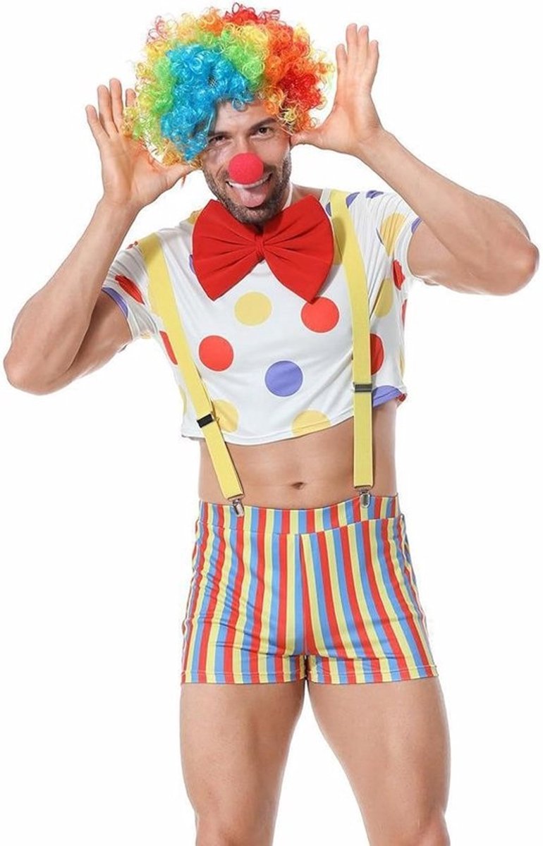 Carnaval Kleding Set - Feestkostuum Mannen - Themafeest Evenement - Comfortabele Sport Stijl - Volledige Lengte