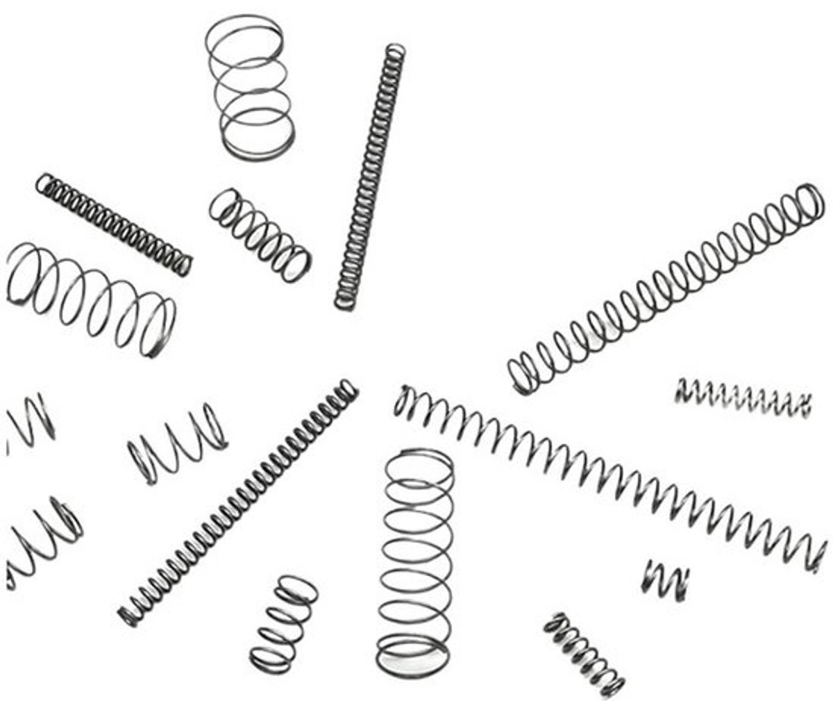 Drukveren - Compressieveren Staal - Reparaties Onderhoud - Roestbestendig Duurzaam - 10 stuks 40mm - Zilverkleurig
