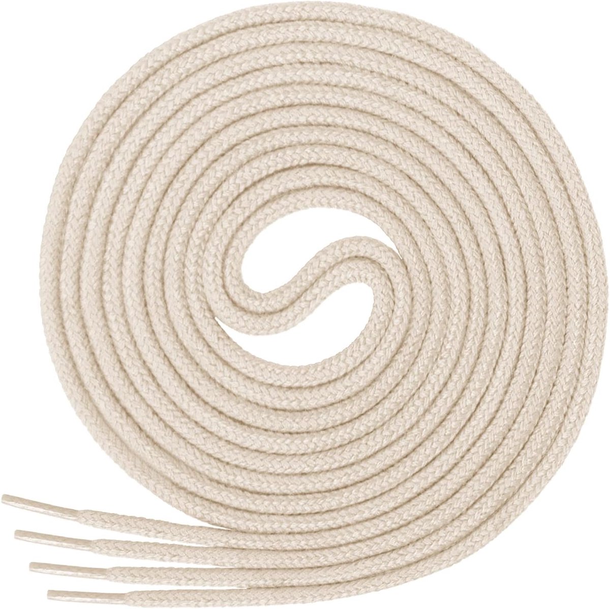 Ficchiano ronde veters, ronde veters van 100% katoen, scheurbestendig, ø 3-4 mm, lengtes 45-200 cm
