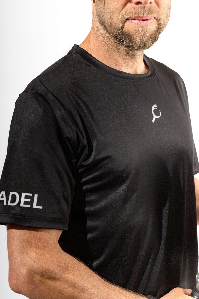 PUNTAZO Padel T-shirt Heren Sportshirt Medium grijsgroen Korte mouw