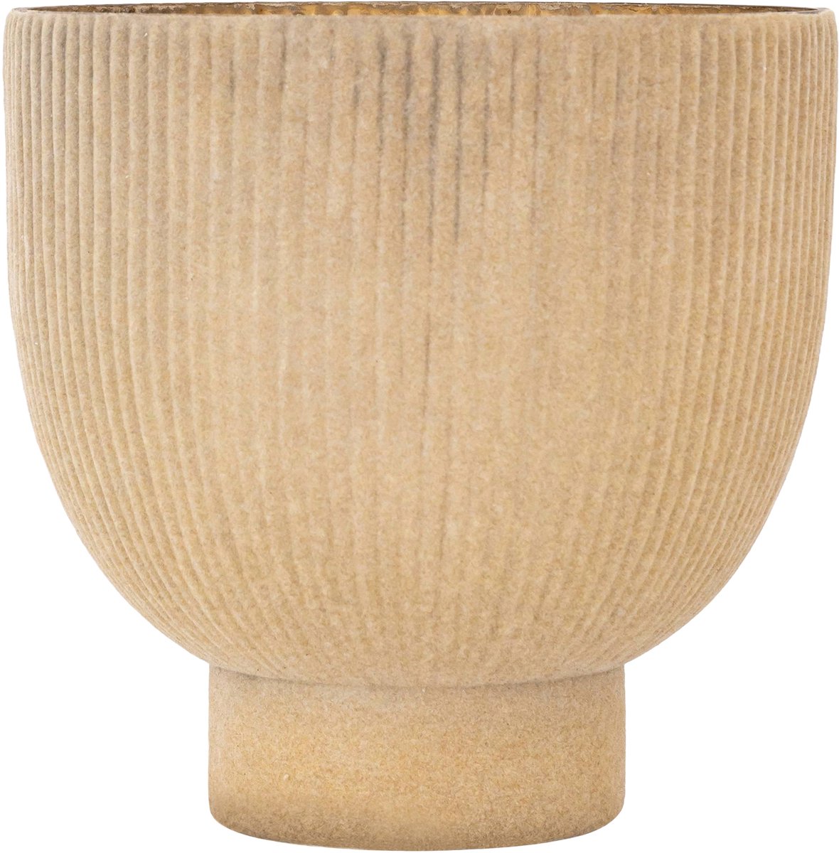 PTMD Jordian Cream Glass Stormlight W Flocking Naturel