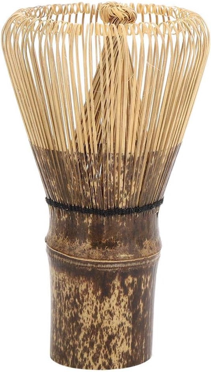 Matcha bezem, bamboe theebezem met 120 borstelharen, Chasen voor matchapoeder, traditionele matcha-bezem voor de Japanse theeceremonie, perfecte schuim, cadeau-ideeën