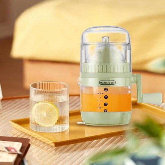 Handmatige Sapcentrifuge - Citruspers Limoenpers - Verse Dranken Maken - Hygiënische Reiniging - 11.9 x 18.1 cm - Groen — afbeelding 3