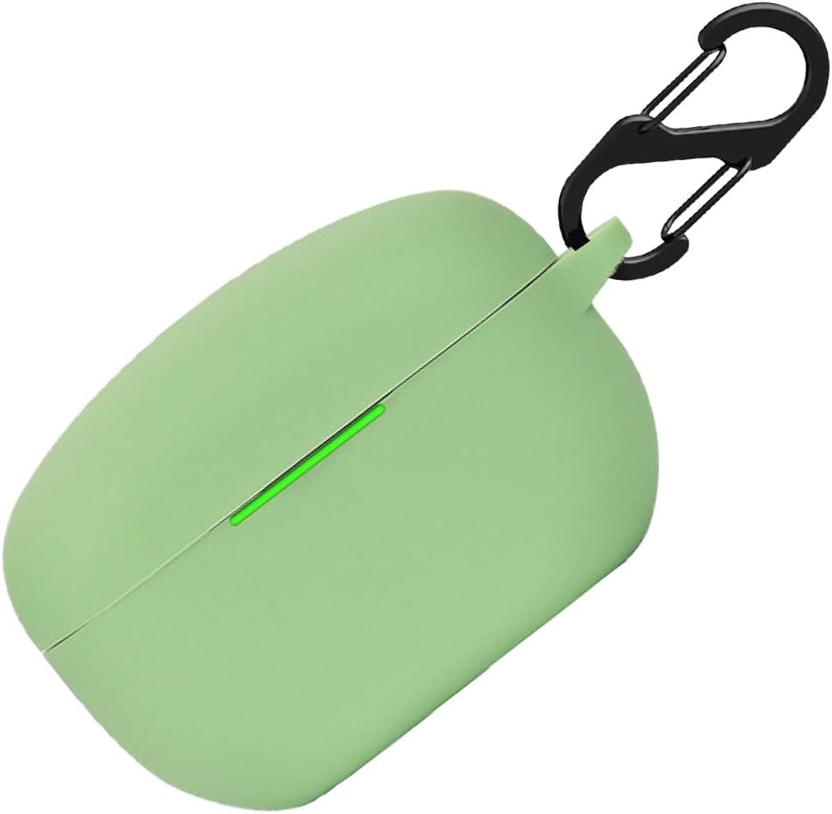 Hoesje voor Sony LinkBuds S WF-LS900N tas, stootvaste beschermhoes en huid beschermhoes voor Sony LinkBuds S WF-LS900N met sleutelhanger (groen)