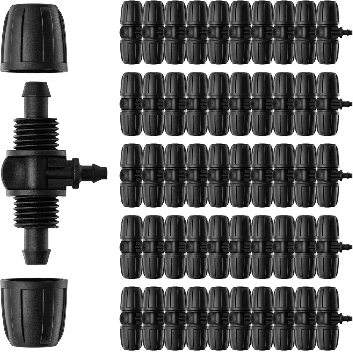 Fittingen,Prikkeldraad Tee 1/2" druppelirrigatieslang