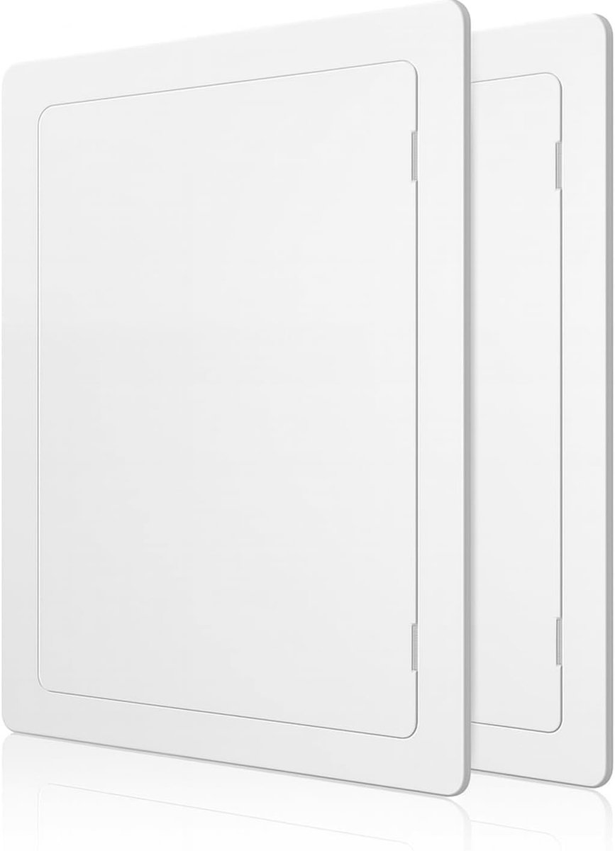 Inspectiedeur 150 x 230 mm (2 stuks), uv-bestendig, deur van ABS voor onderhoud van watermeter, gas, elektrische meter, eenvoudige bevestiging