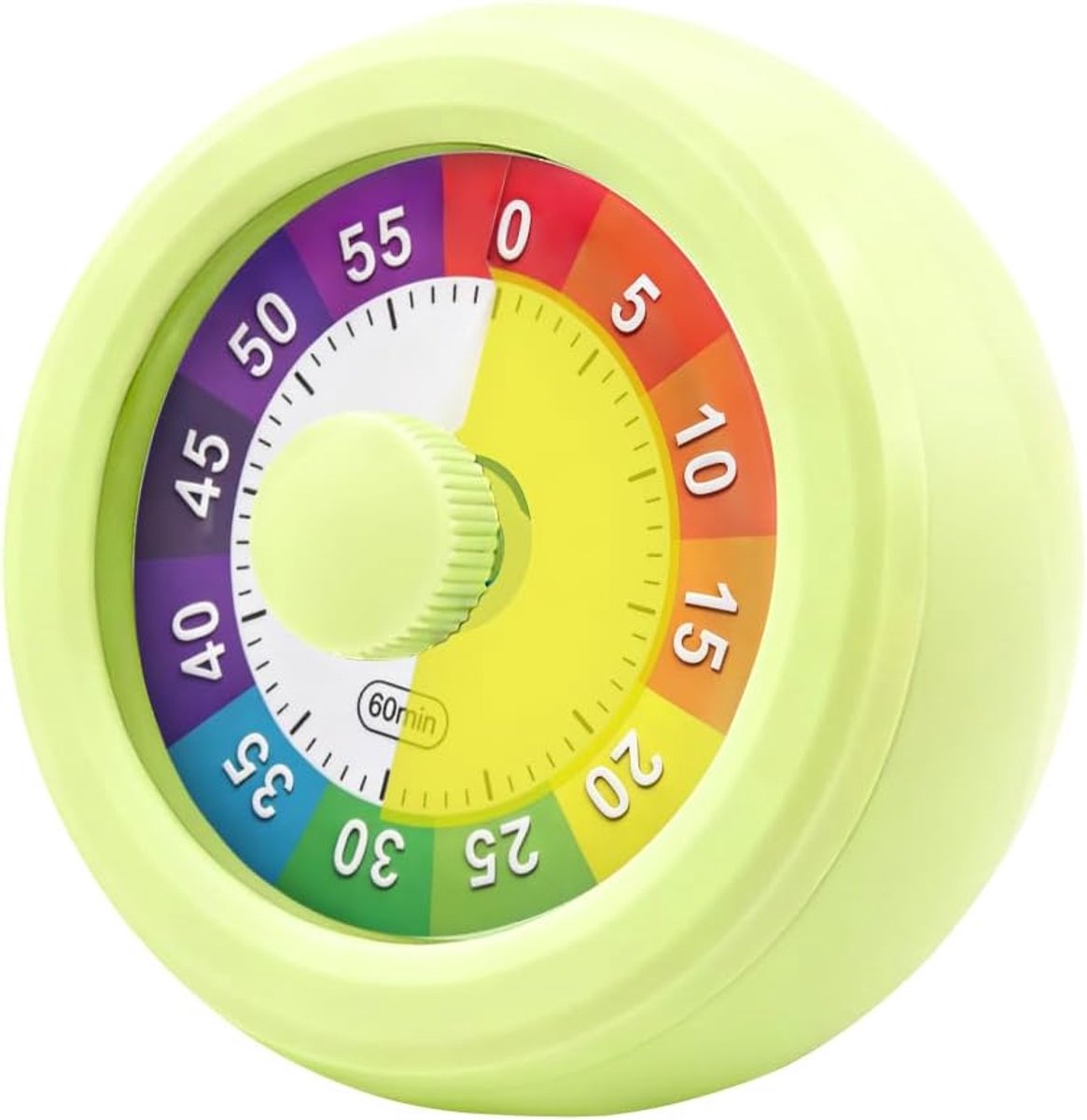 Timer voor kinderen, 60 minuten countdown, bureautimer, kindertijdmanagement, tools met stille werking, tomato-tijdgereedschap voor klaslokaal, kantoor, keuken