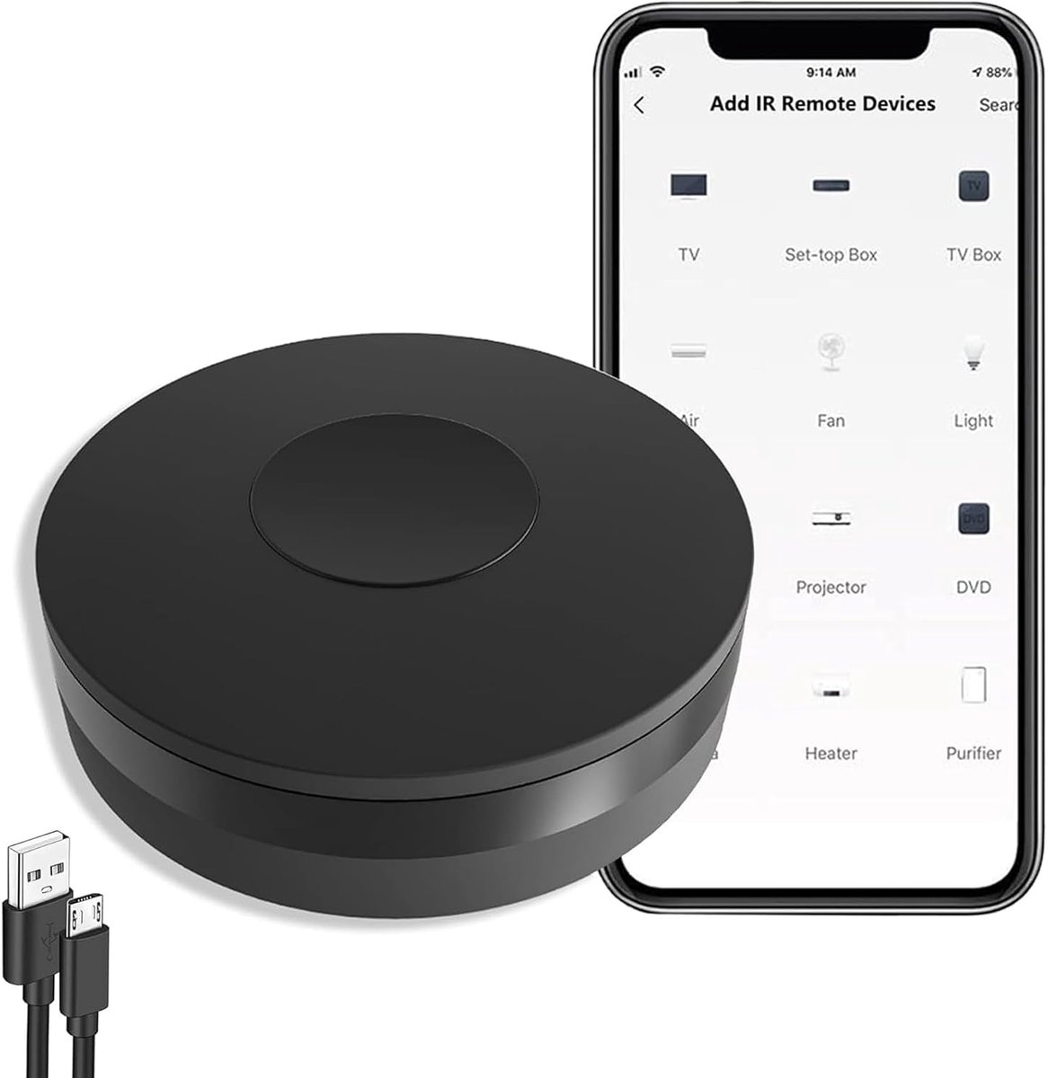 Afstandsbediening, IR Blaster voor Alexa, Google Assistant