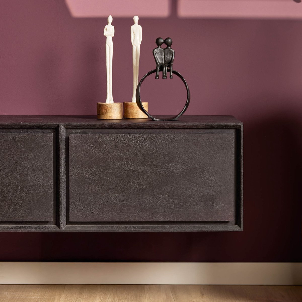 Starfurn Zwevend tv meubel Ambiance Black | 120 cm