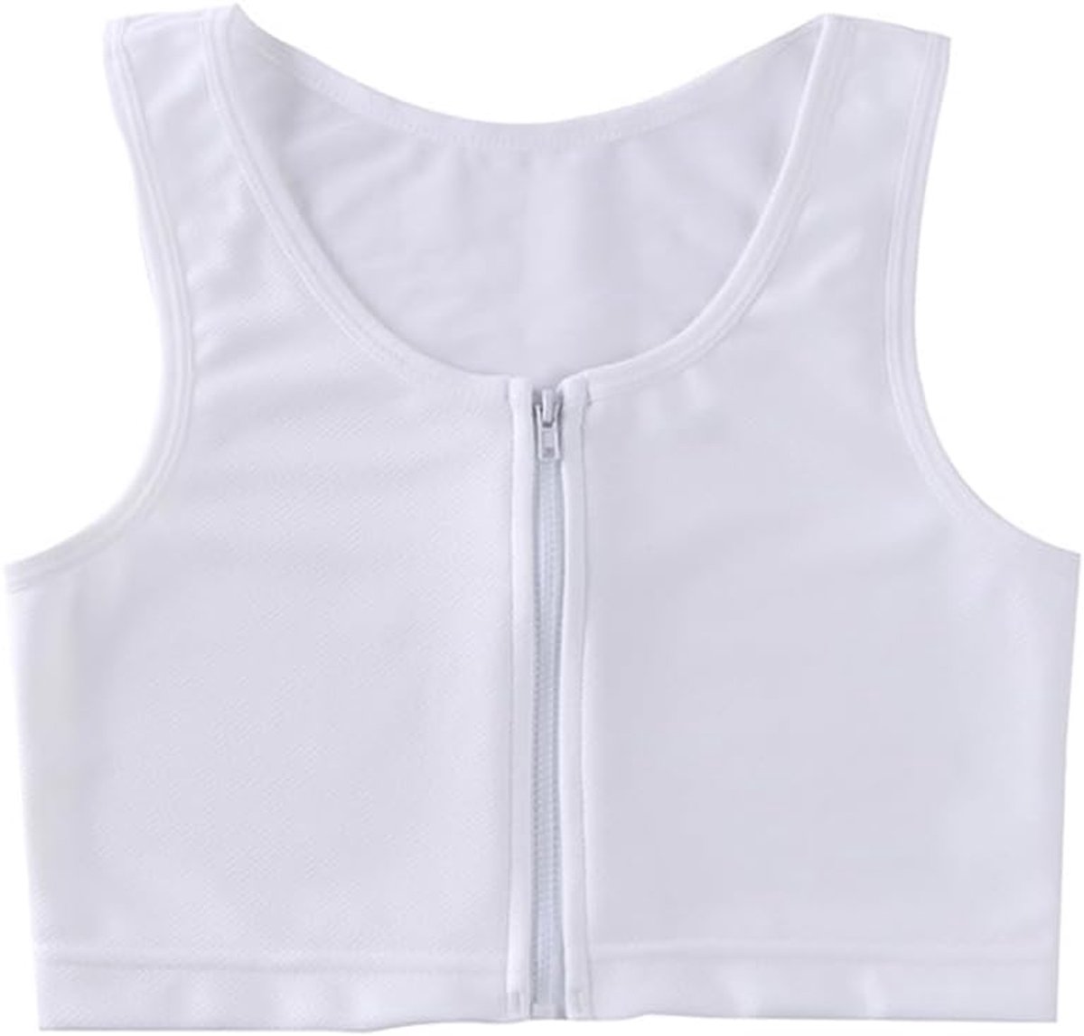 Borst Compressie Vest Tank Top Rits Shapewear BH Lesbische Tomboy Borst Binder