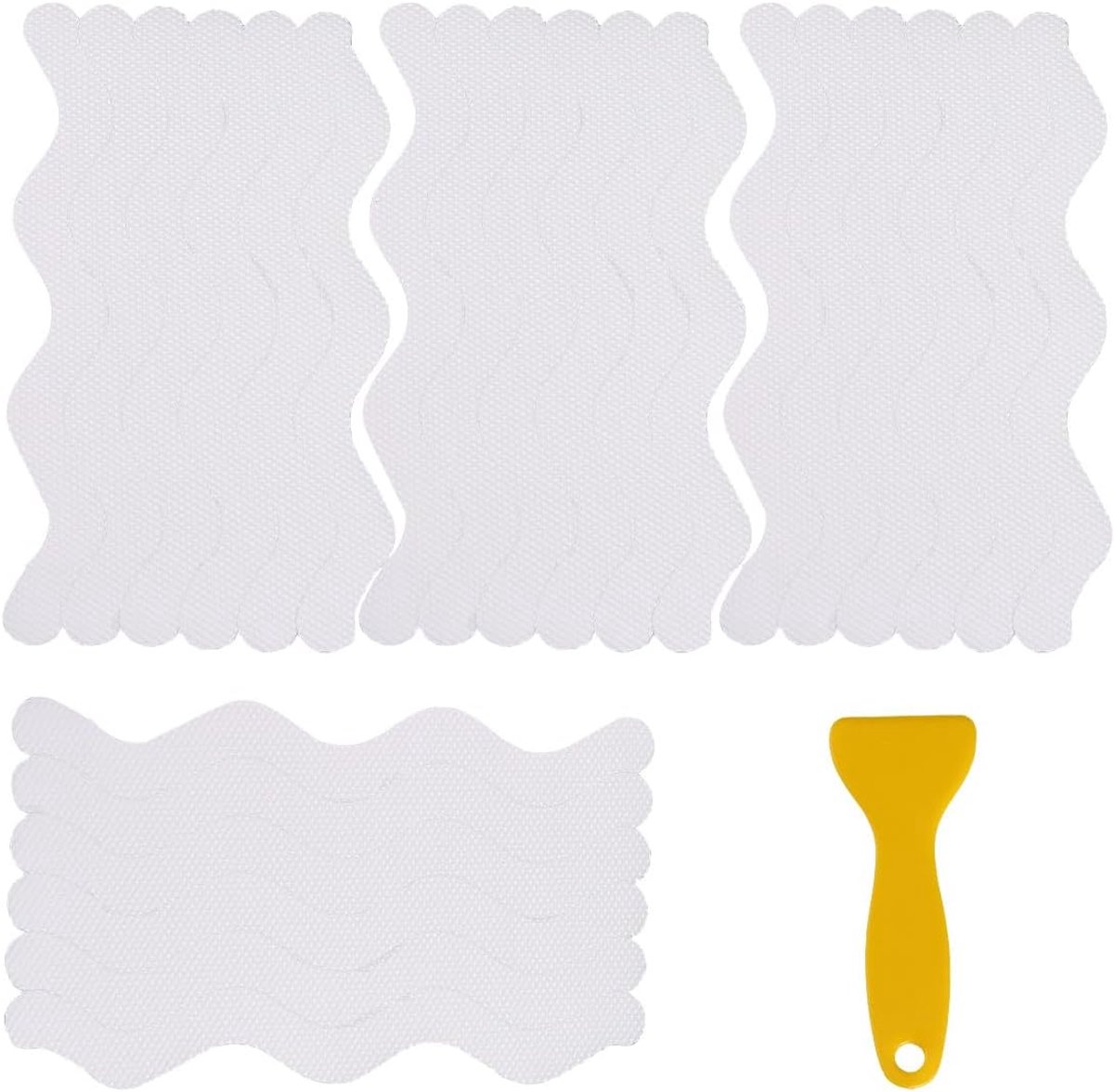 plakband, antislipstickers, zelfklevend, voor douche, 24 stuks