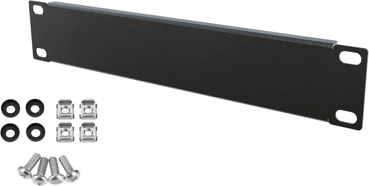 1U 10 inch - montageplaat voor server rack 10 inch - sluitplaat voor netwerkkasten, huizen en rekken
