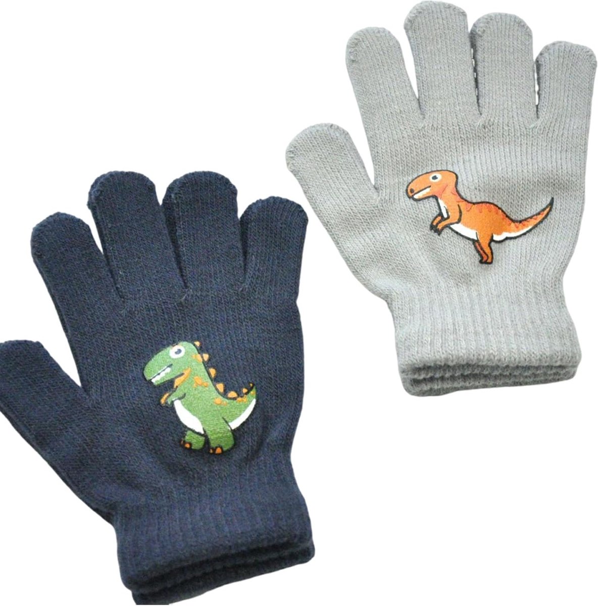 Handschoenen voor kinderen, winter kinderen thermische handschoenen, kinderen rekbare warme magische thermische handschoenen, winter handschoenen grip met dier