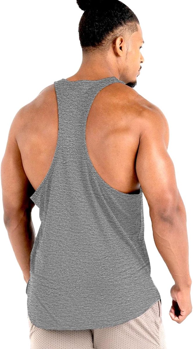 Marcel tanktop voor heren, sport, krachttraining, stringer, sneldrogende overhemden
